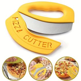 Pizza Knife; Knife; Equipped With Sharp Stainless Steel Blade; Easy To Clean; Is Also A Safe Pizza Slicing Machine; With The Blade Cover Pizza Knife; Knife; Equipped With Sharp Stainless Steel Blade; Easy To Clean; Is Also A Safe Pizza Slicing Machine; With The Blade Cover